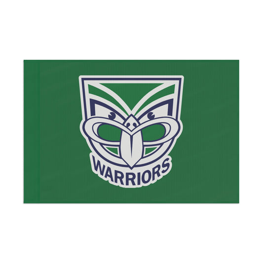 NZ Warriors Single Sided Dark Green Flag ( 3 sizes available)