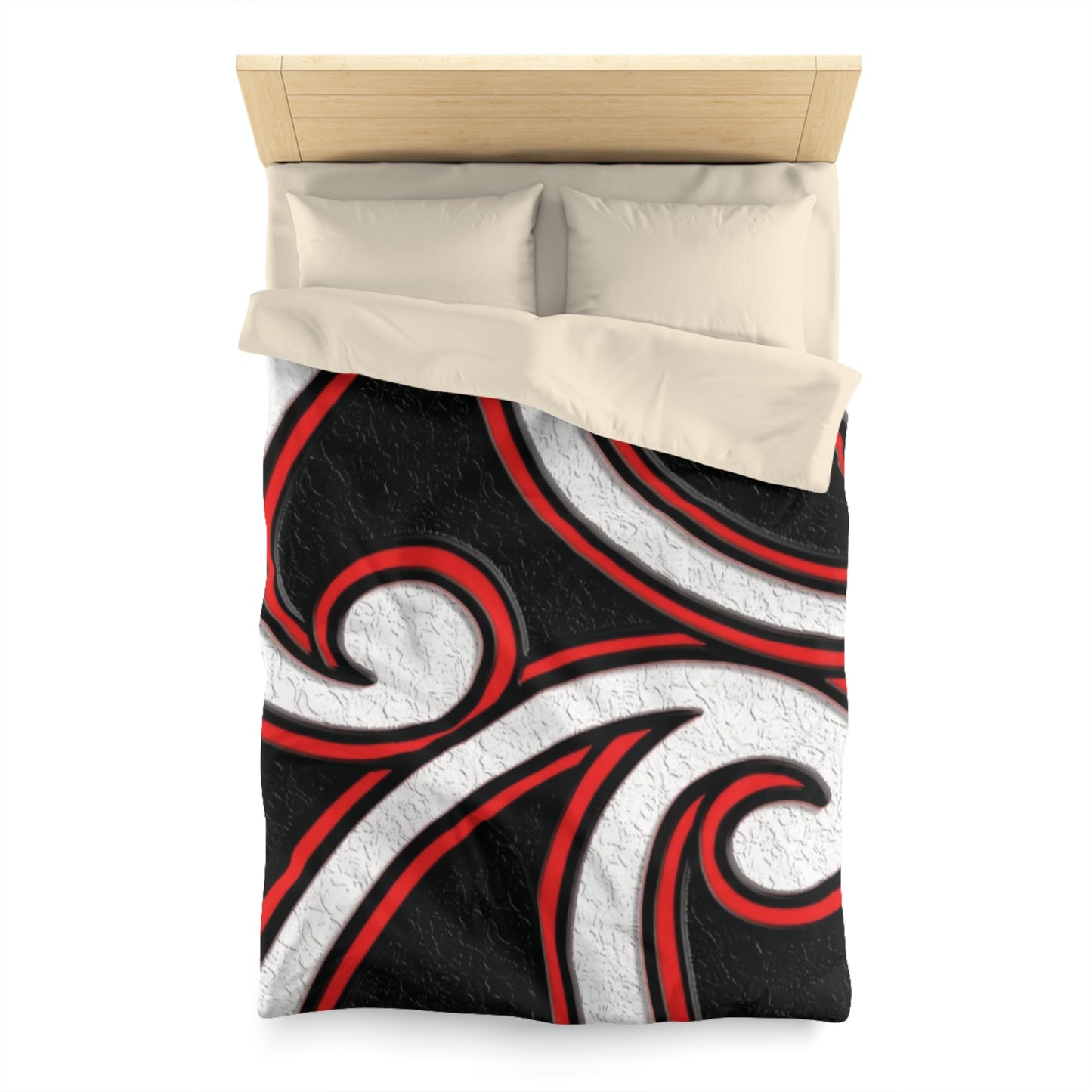 Maori Koru Inspired Microfiber Duvet Cover