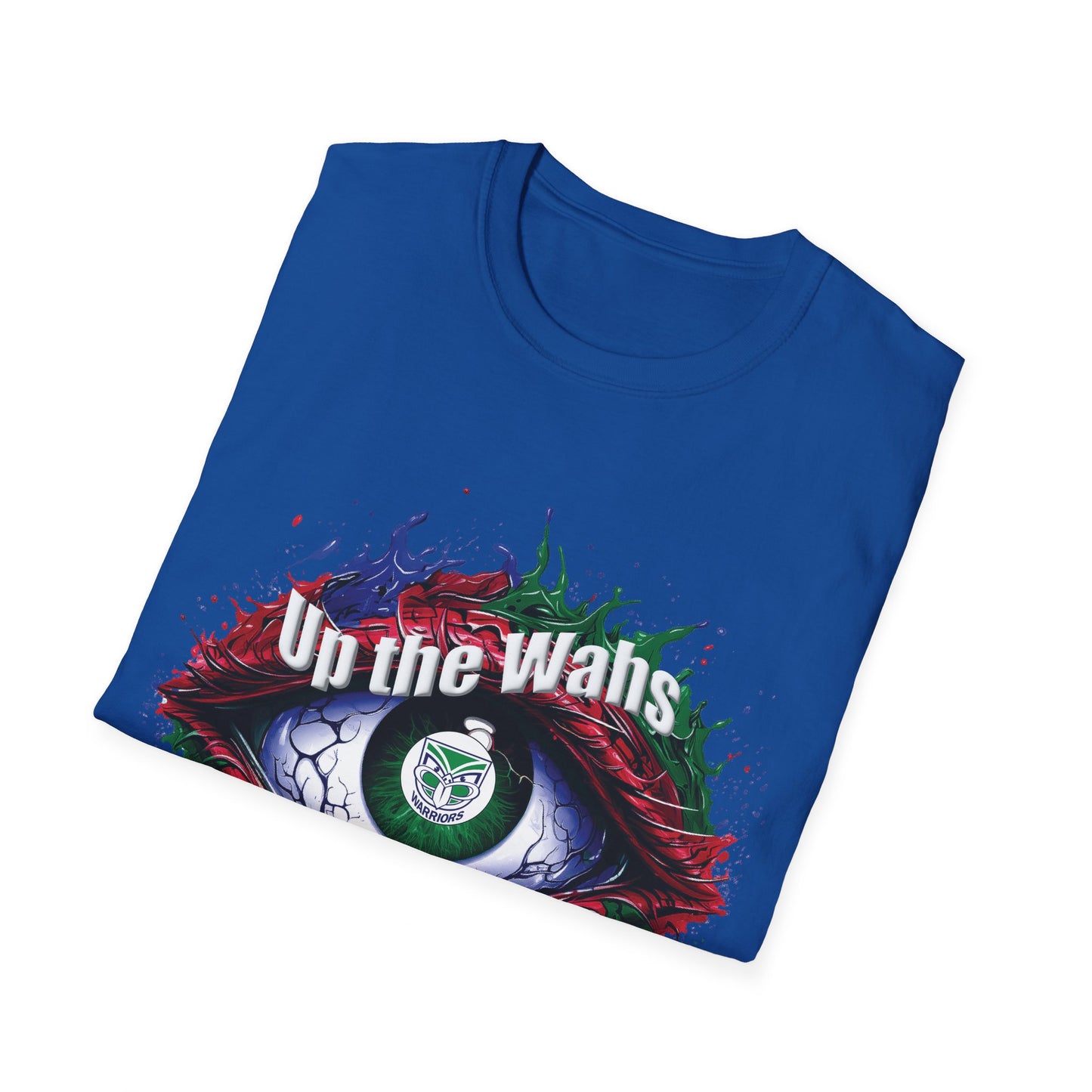 NZ Warriors - Up the Wahs -Supporters Eye - Unisex Softstyle T-Shirt