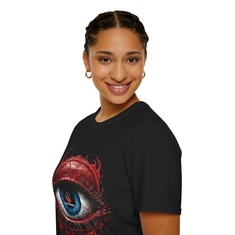 Canterbury Crusaders Eye Plain Crew Neck T-Shirt (made in-house)