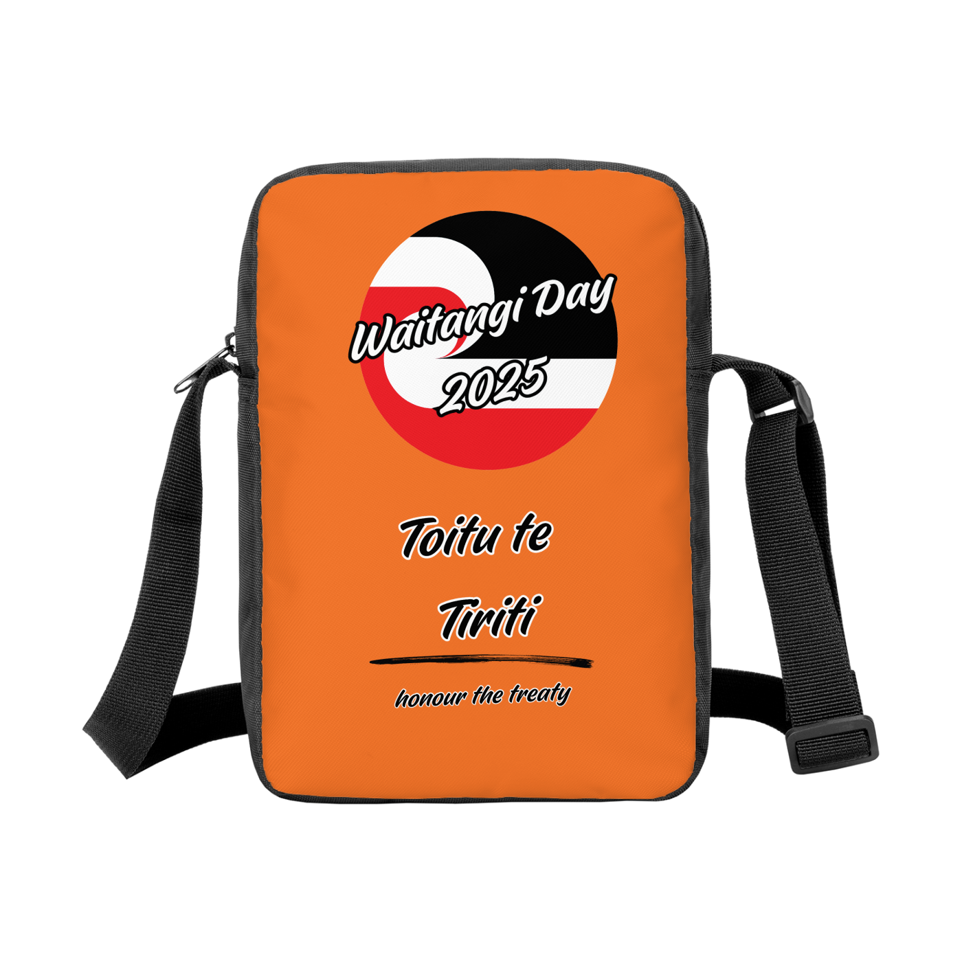 All-Over Print Mini Minimalist Crossbody Bag - Toitu te Tiriti - Waitangi Day 2025