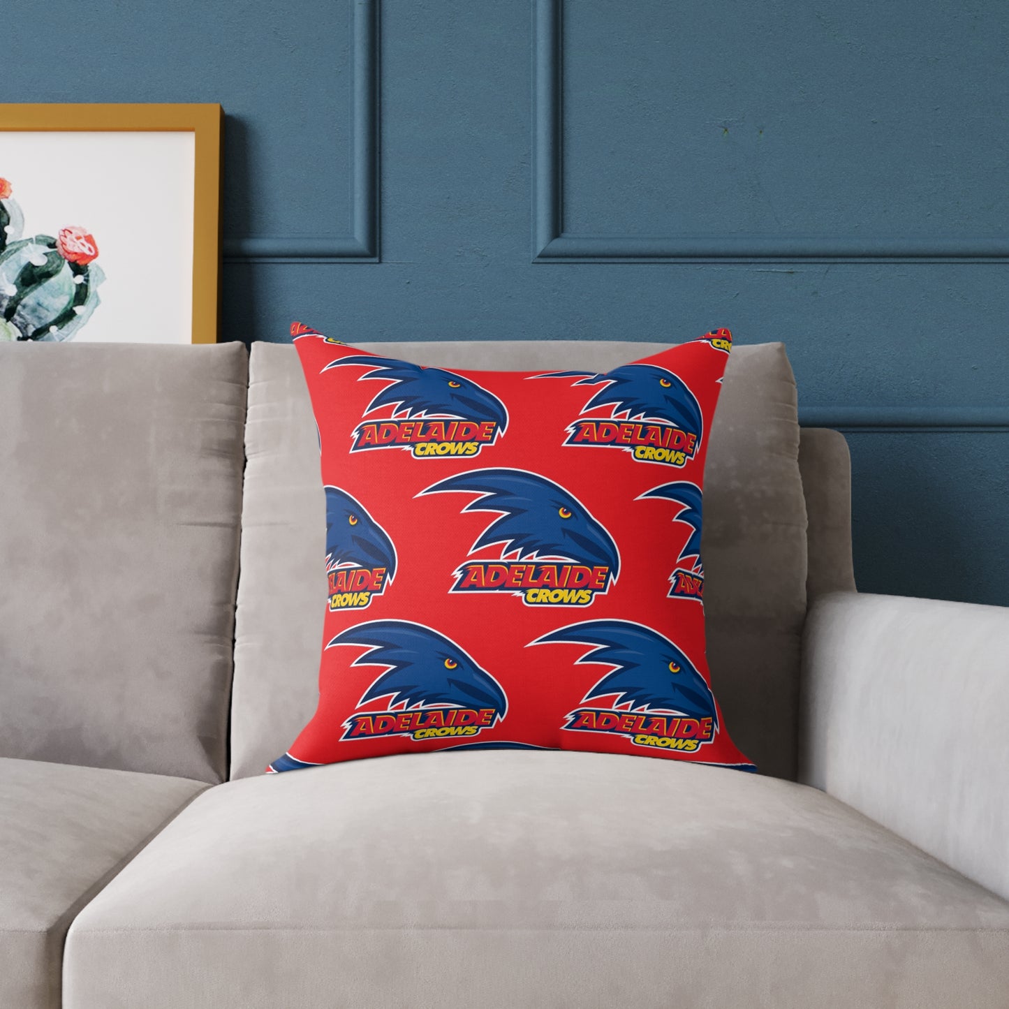 Square Poly Canvas Pillow - Adelaide Crows
