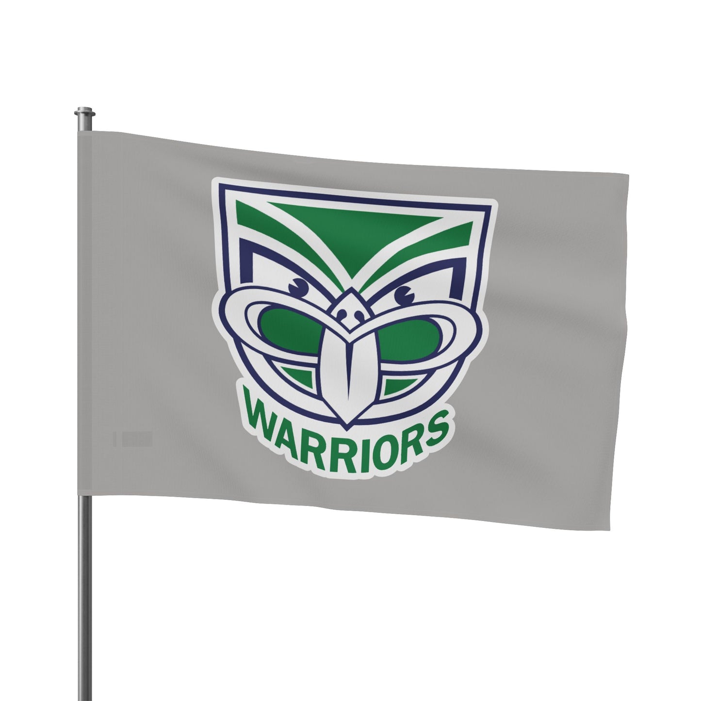 NZ Warriors Single Sided Light Grey Flag ( 3 sizes available)