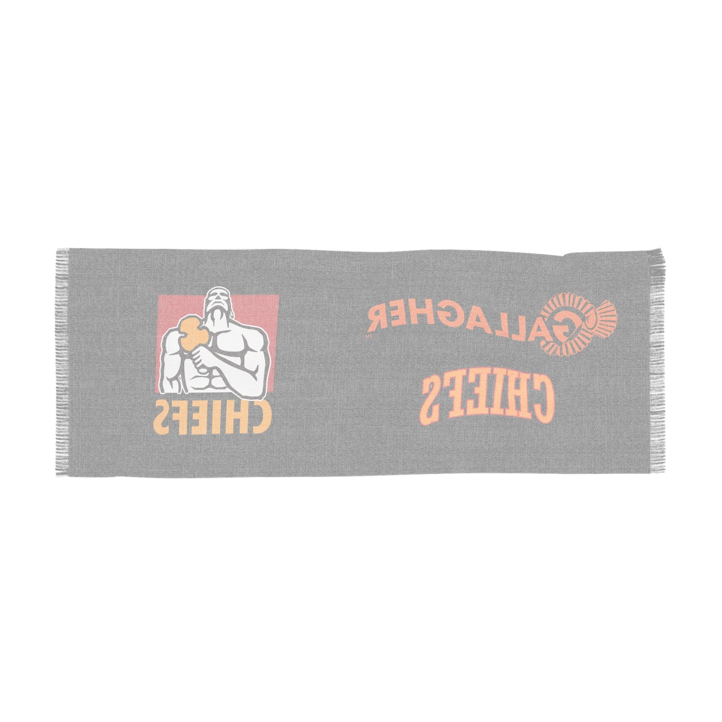 Gallagher Chiefs Light Scarf - Cozy Sports Ensemble, Perfect for Game Days, Gift for Fans, Cheer Accessories, Cold Weather Wear
