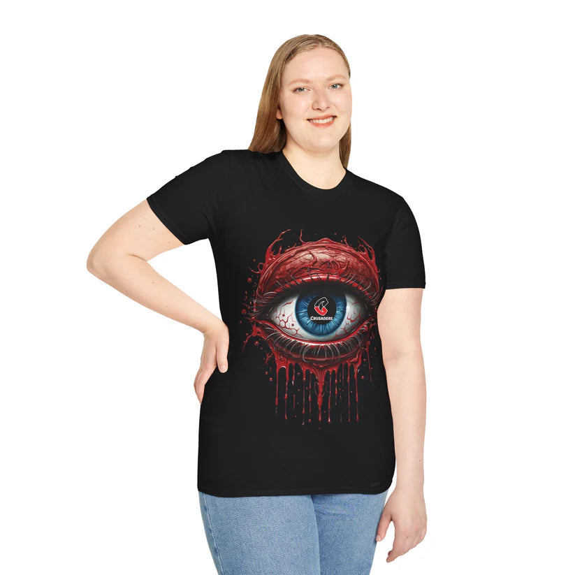 Canterbury Crusaders Eye Plain Crew Neck T-Shirt (made in-house)