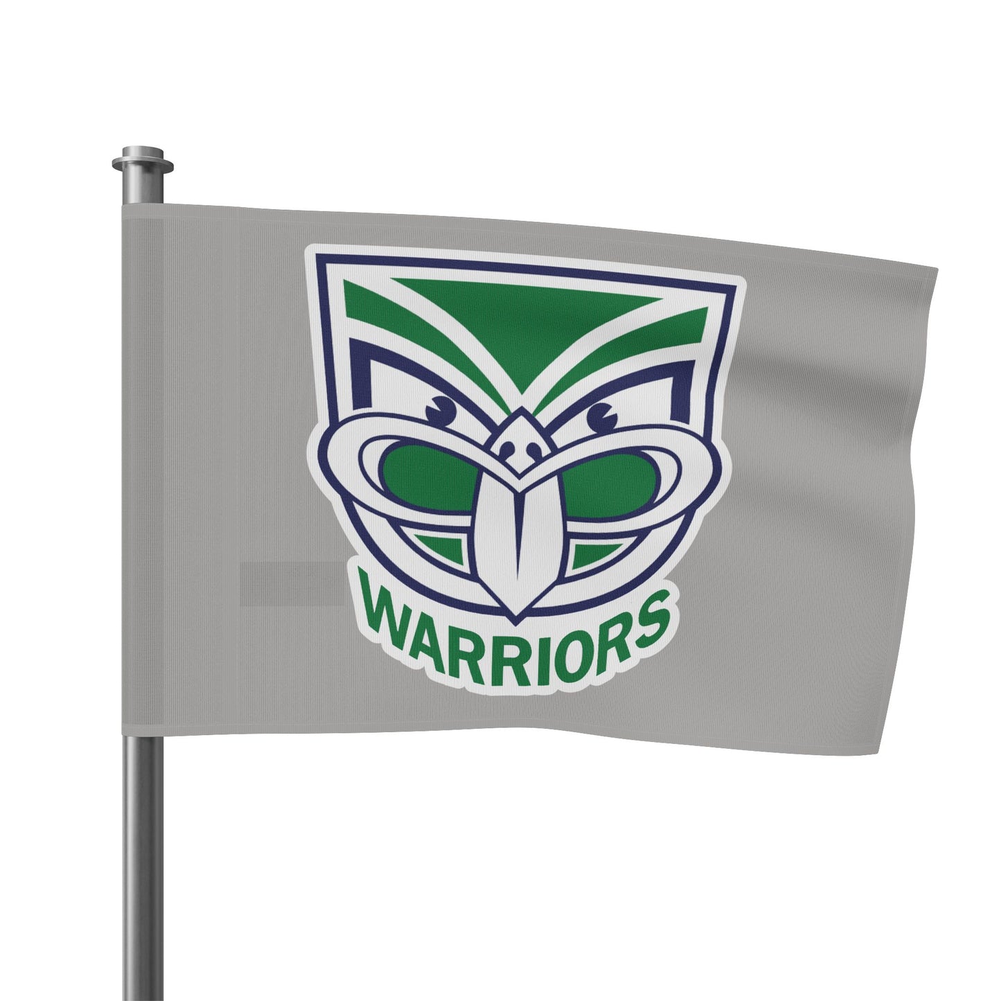 NZ Warriors Single Sided Light Grey Flag ( 3 sizes available)