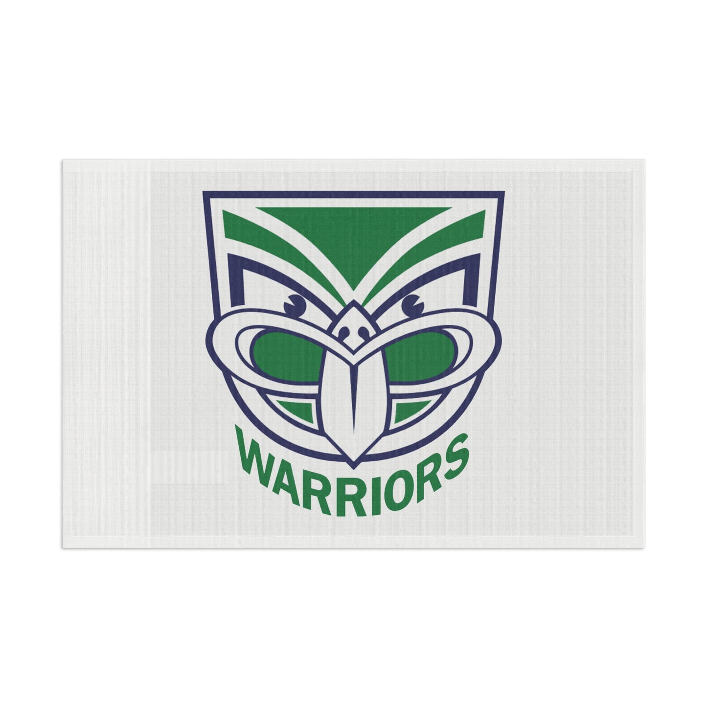 NZ Warriors Single Sided White Flag ( 3 sizes available)