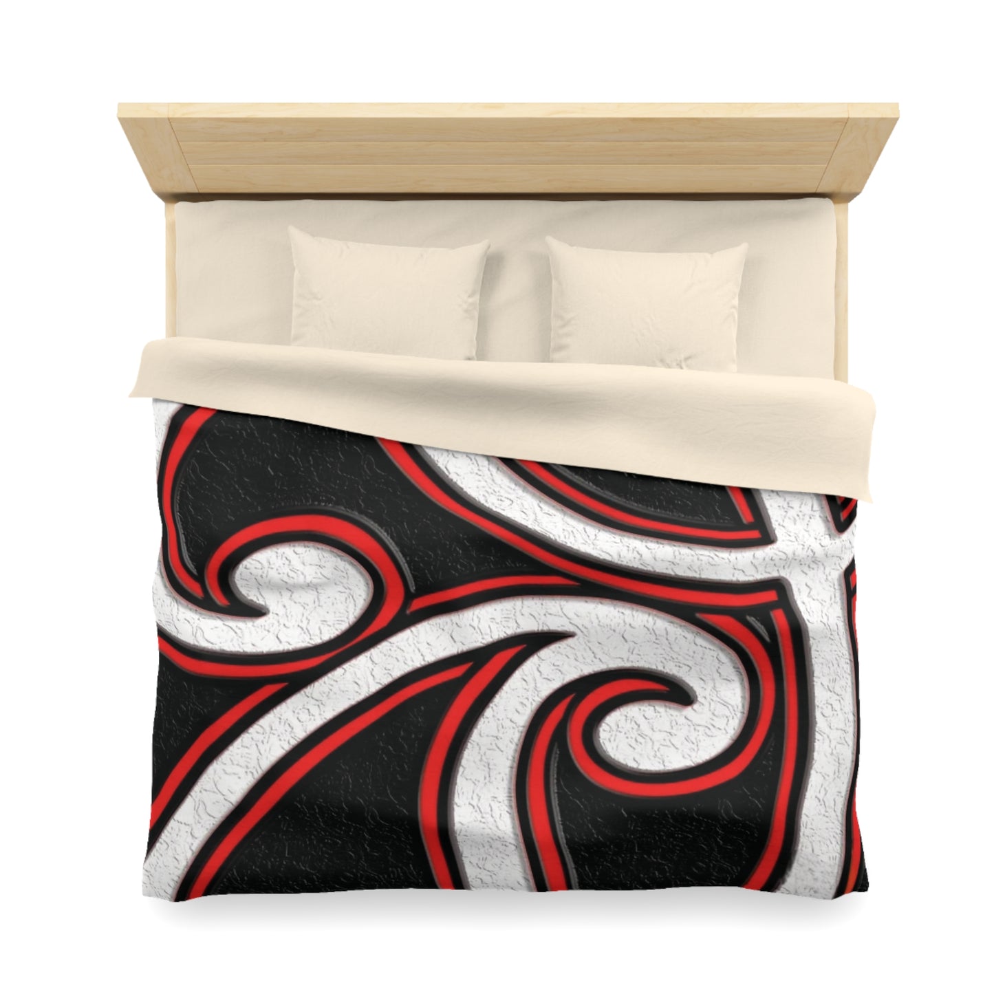 Maori Koru Inspired Microfiber Duvet Cover