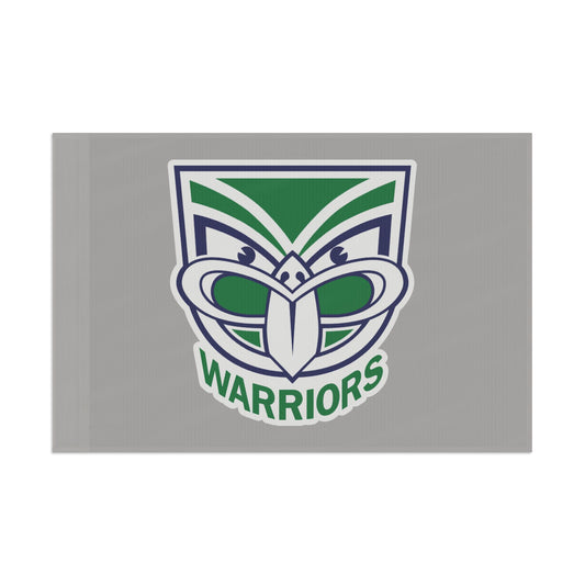 NZ Warriors Single Sided Light Grey Flag ( 3 sizes available)