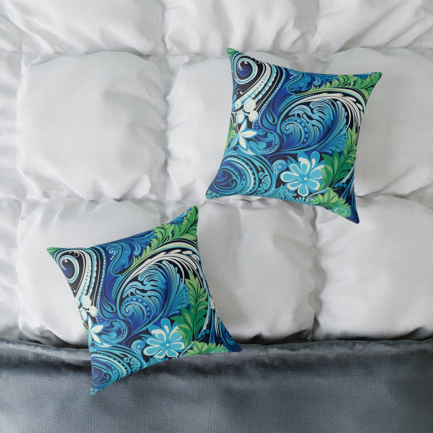 Square Poly Canvas Pillow