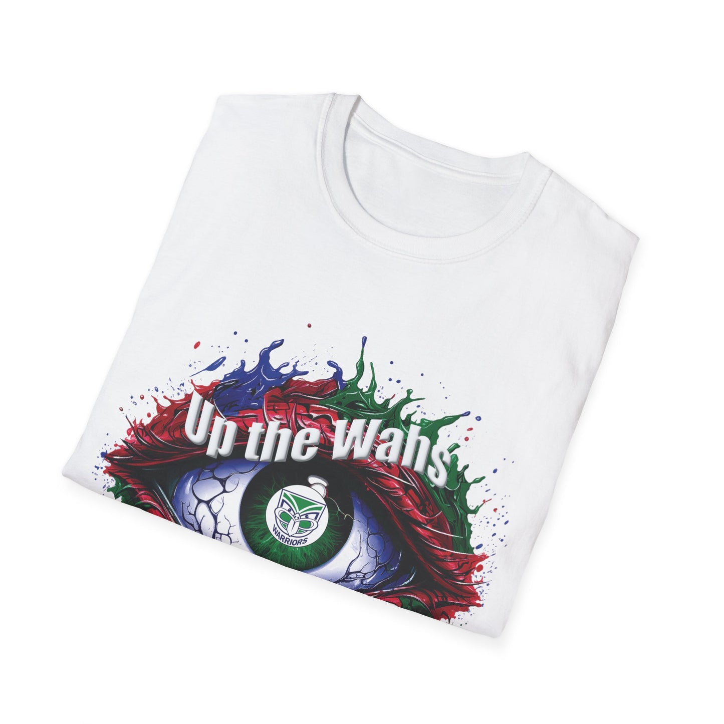 NZ Warriors - Up the Wahs -Supporters Eye - Unisex Softstyle T-Shirt