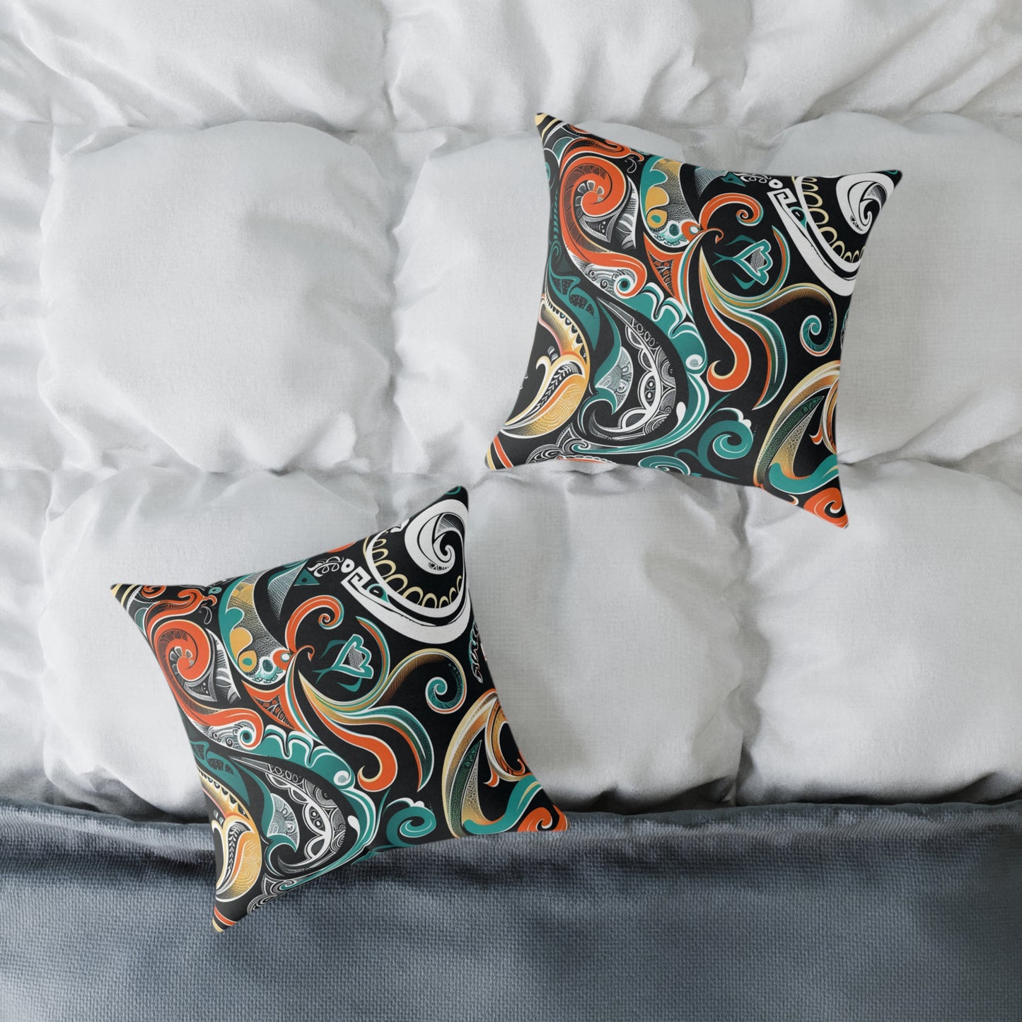 Square Poly Canvas Pillow