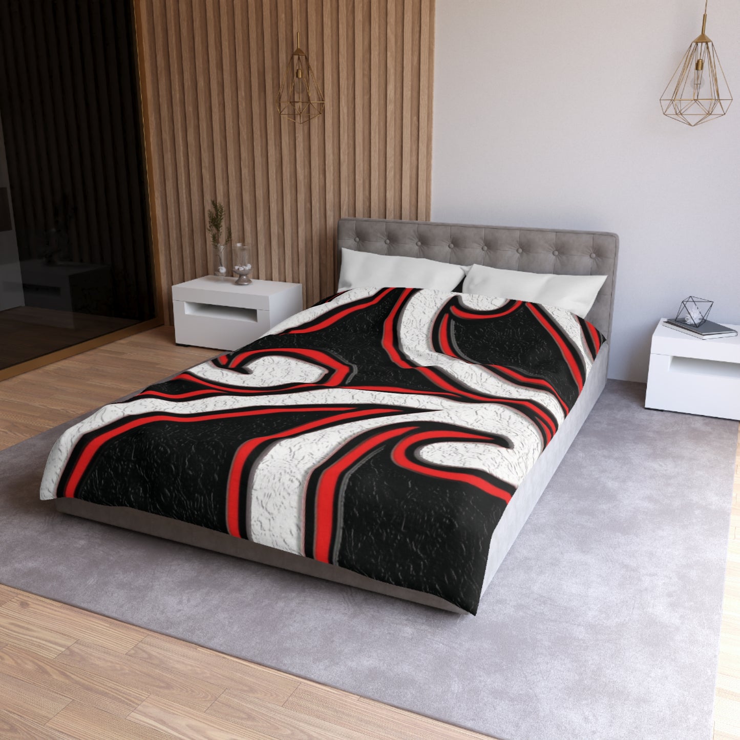 Maori Koru Inspired Microfiber Duvet Cover