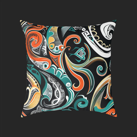 Square Poly Canvas Pillow