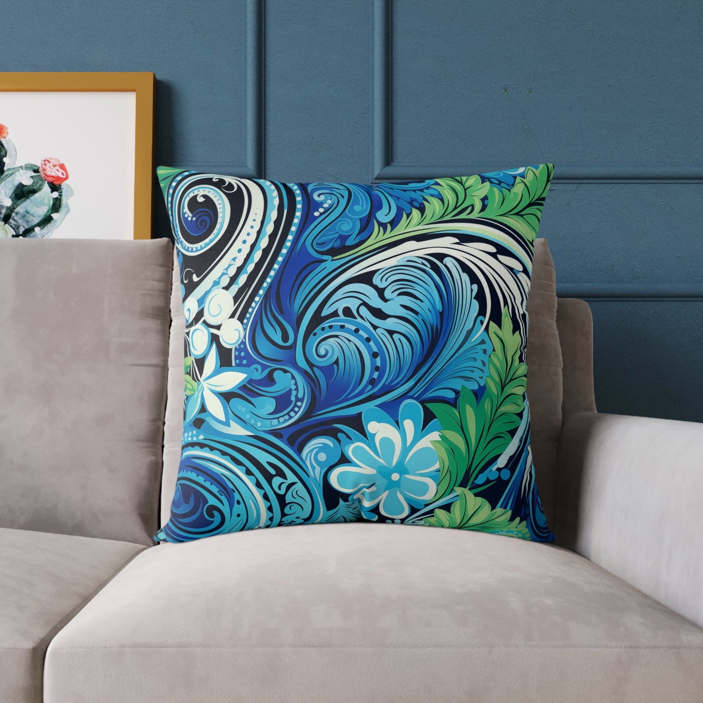 Square Poly Canvas Pillow
