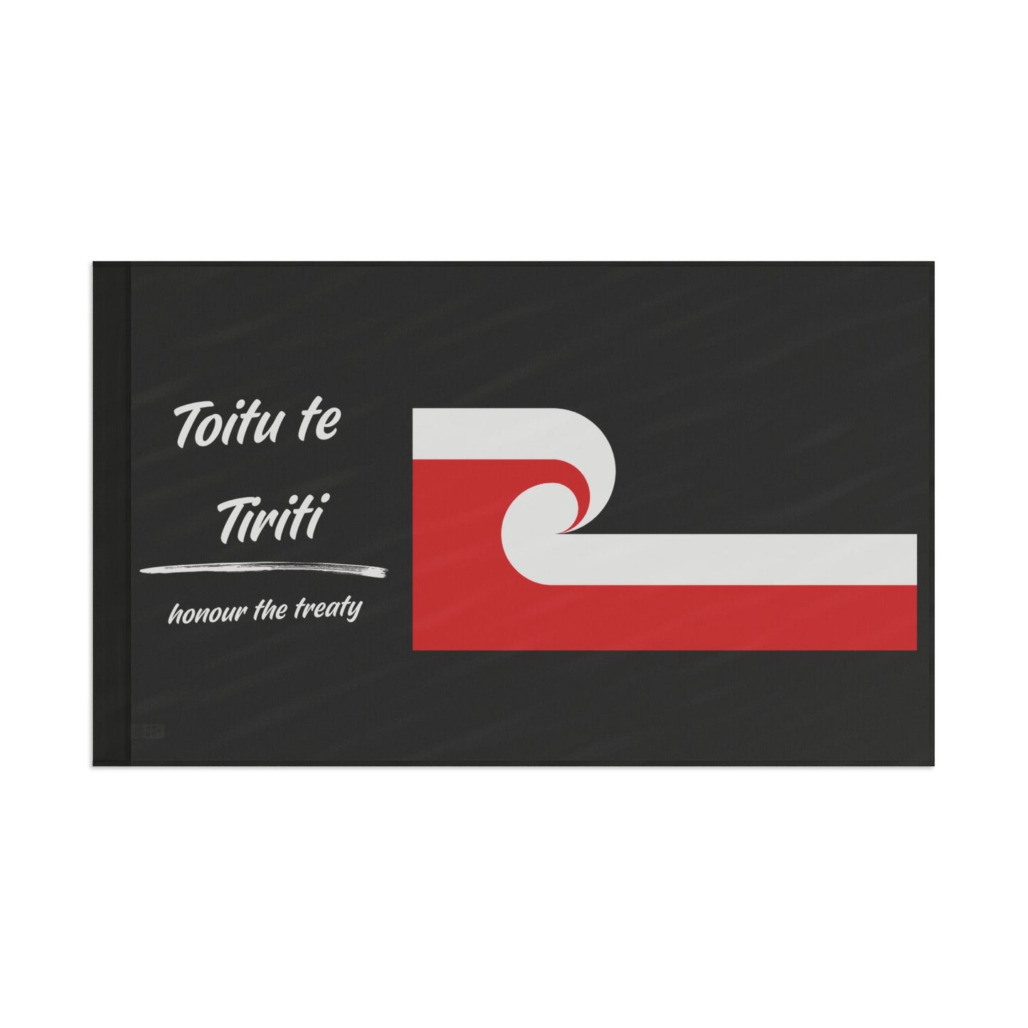 Tino Rangatiratanga & Toitu te Tiriti Single Sided Flag Ver 2 ( 3 sizes available)