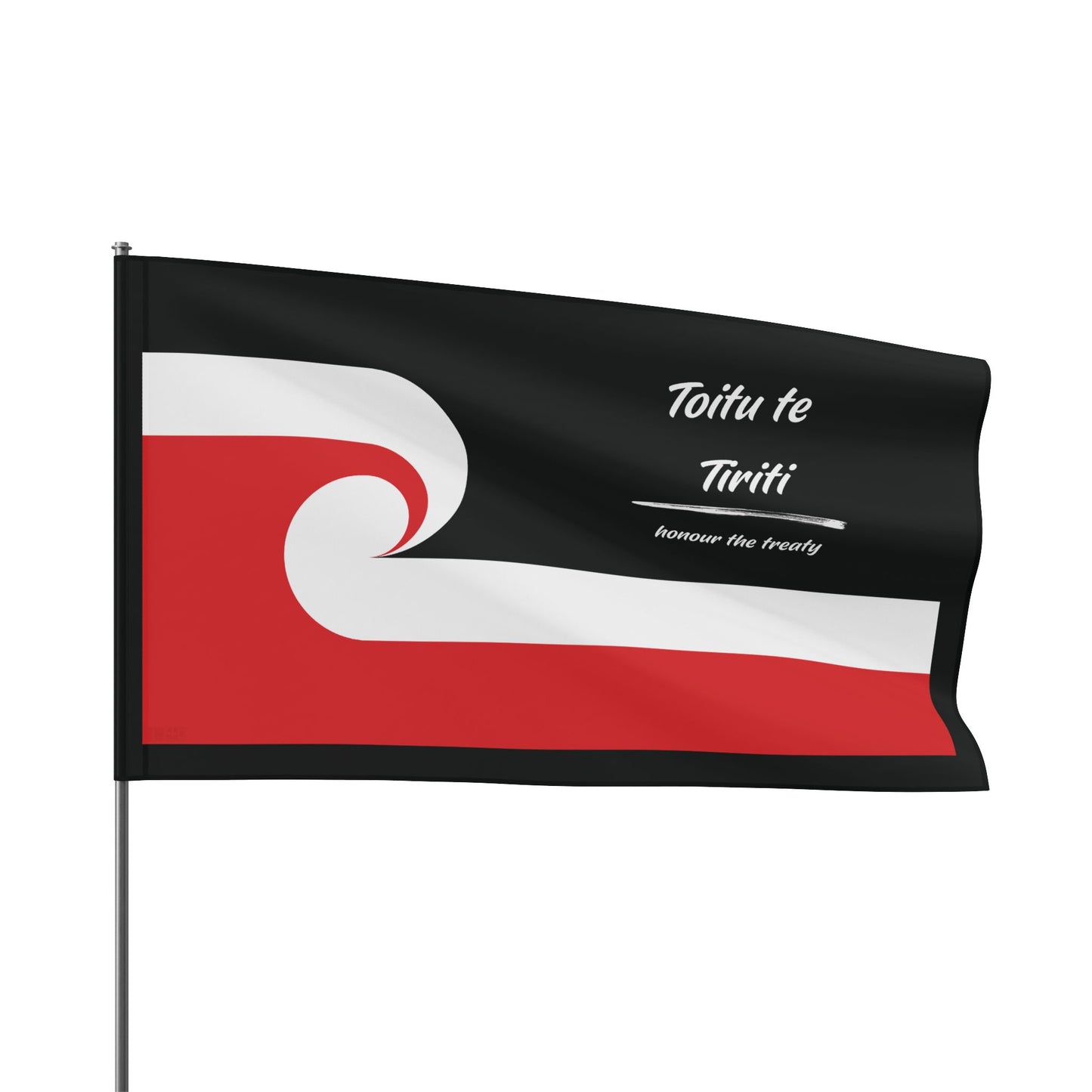 Toitu te Tiriti & Tino Rangatiratanga - Honour the Treaty Flag -