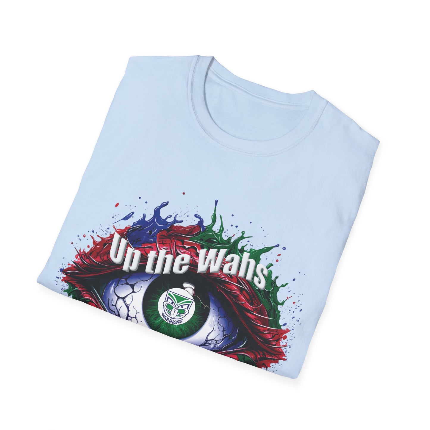 NZ Warriors - Up the Wahs -Supporters Eye - Unisex Softstyle T-Shirt