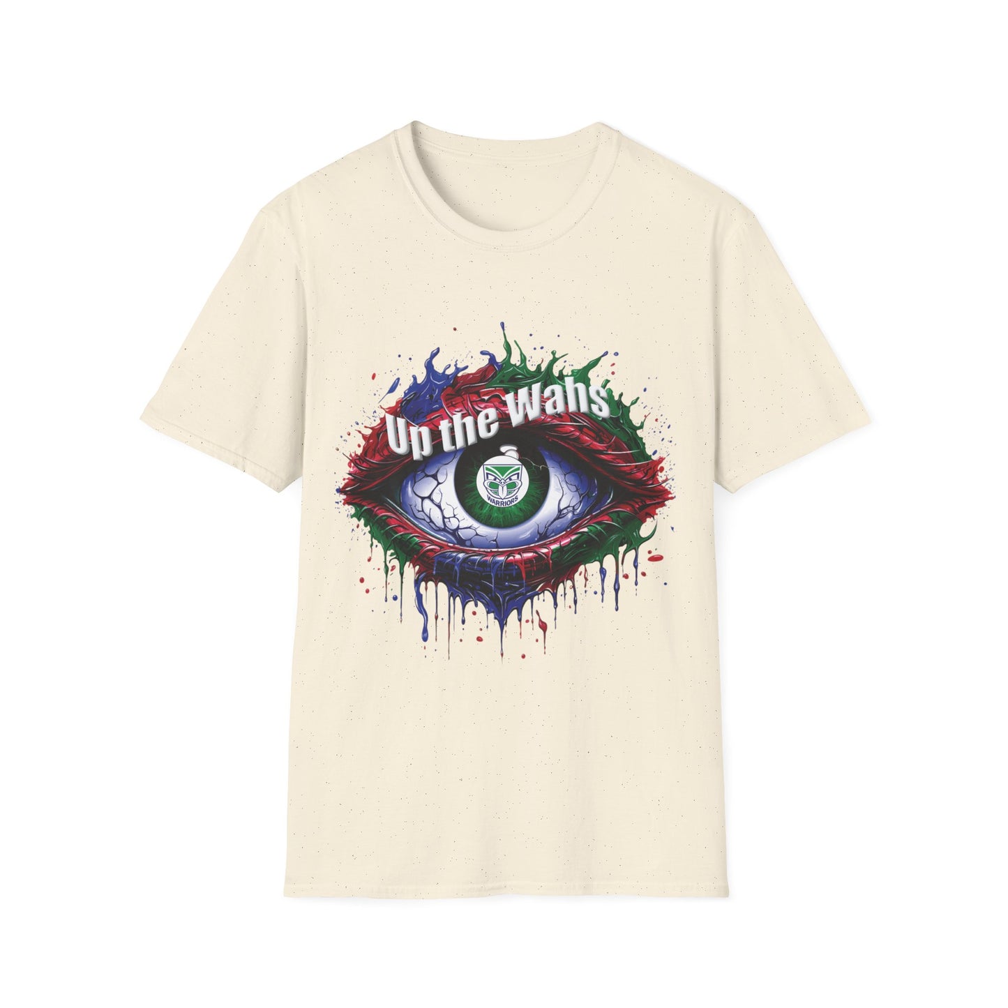 NZ Warriors - Up the Wahs -Supporters Eye - Unisex Softstyle T-Shirt