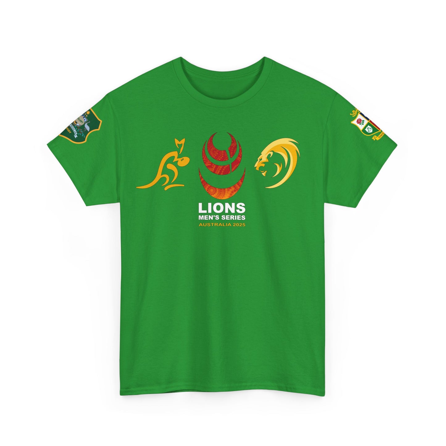 Lions Rugby Tour inspired Tee - Unisex Heavy Cotton T-Shirt - Design 2 (UK Distributor)