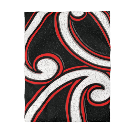 Maori Koru Inspired Microfiber Duvet Cover
