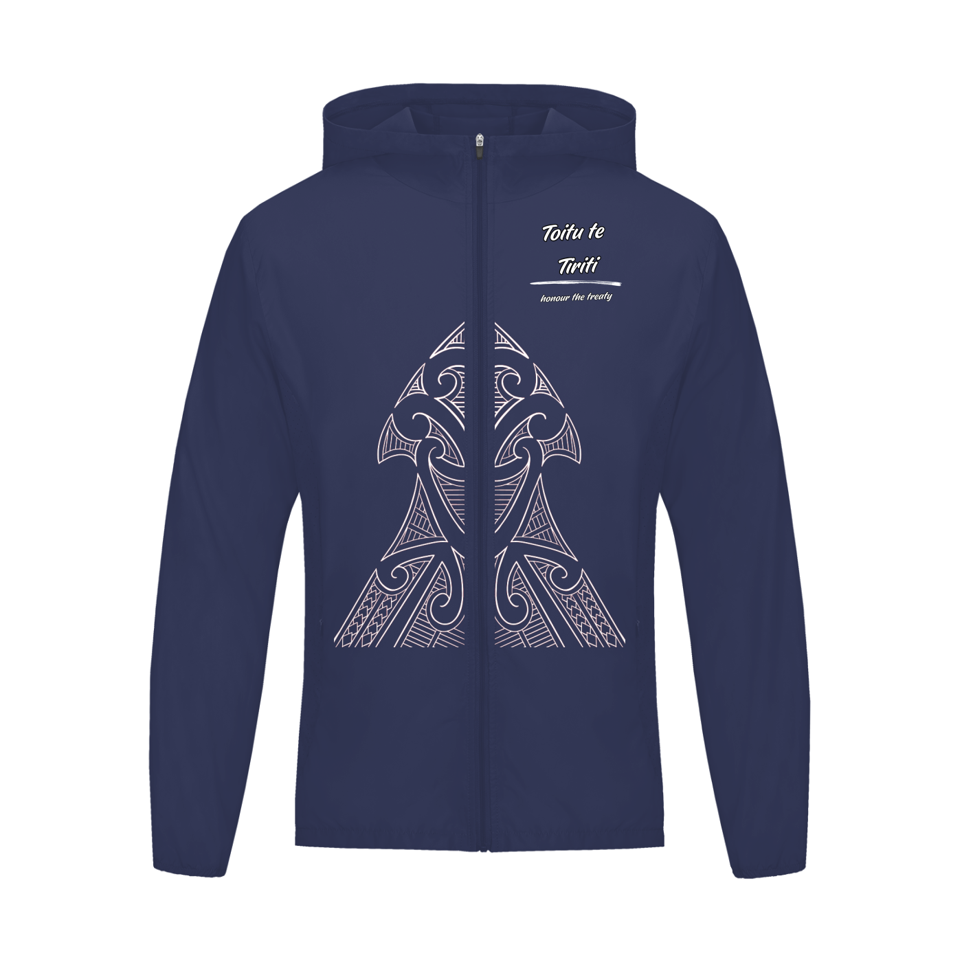 Unisex Softness Sports Jacket - Toitu te Tiriti - Waitangi Day 2025 - Double Sided Print