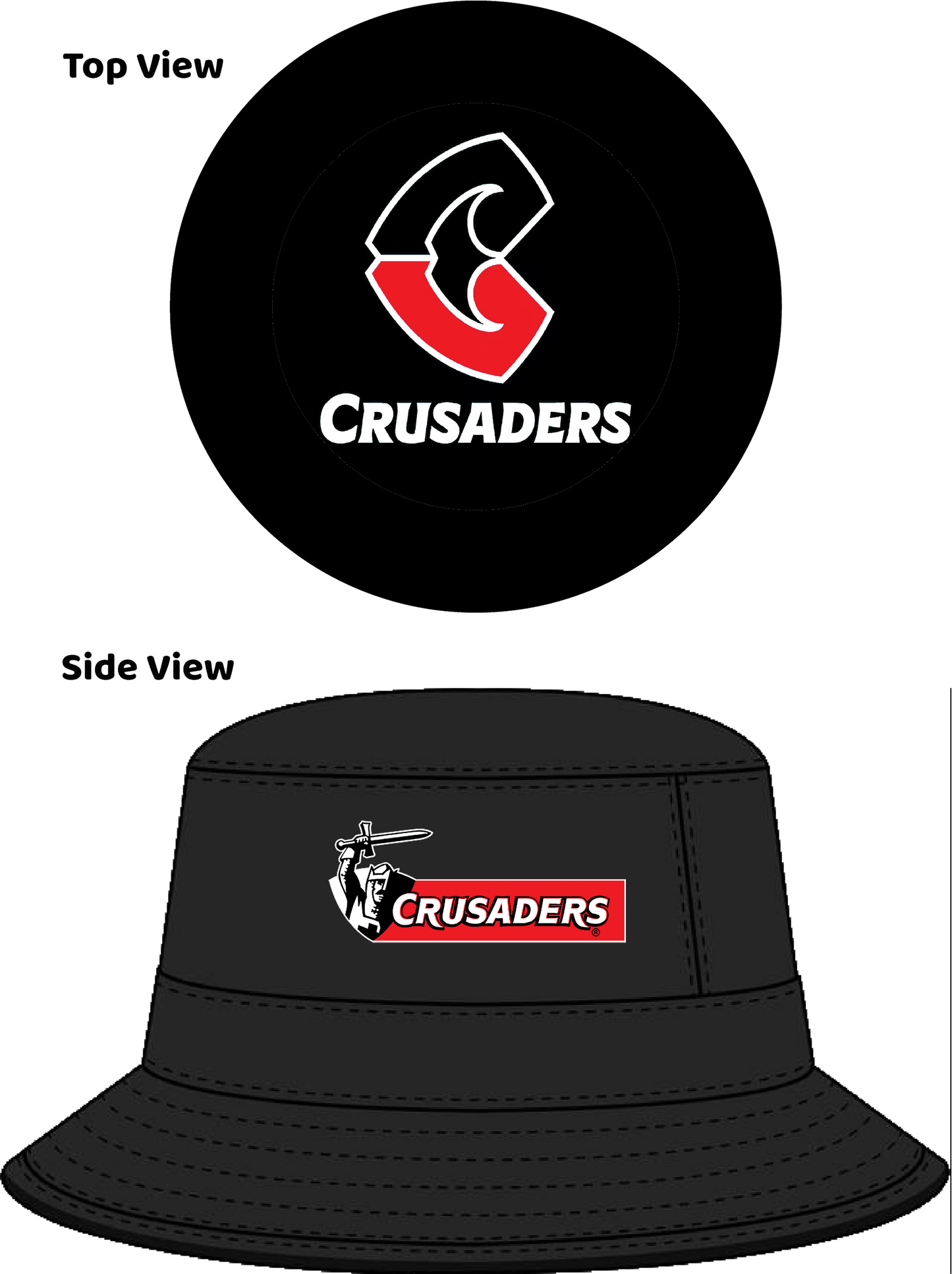 NZ Super & Provincial Rugby Bucket Hats