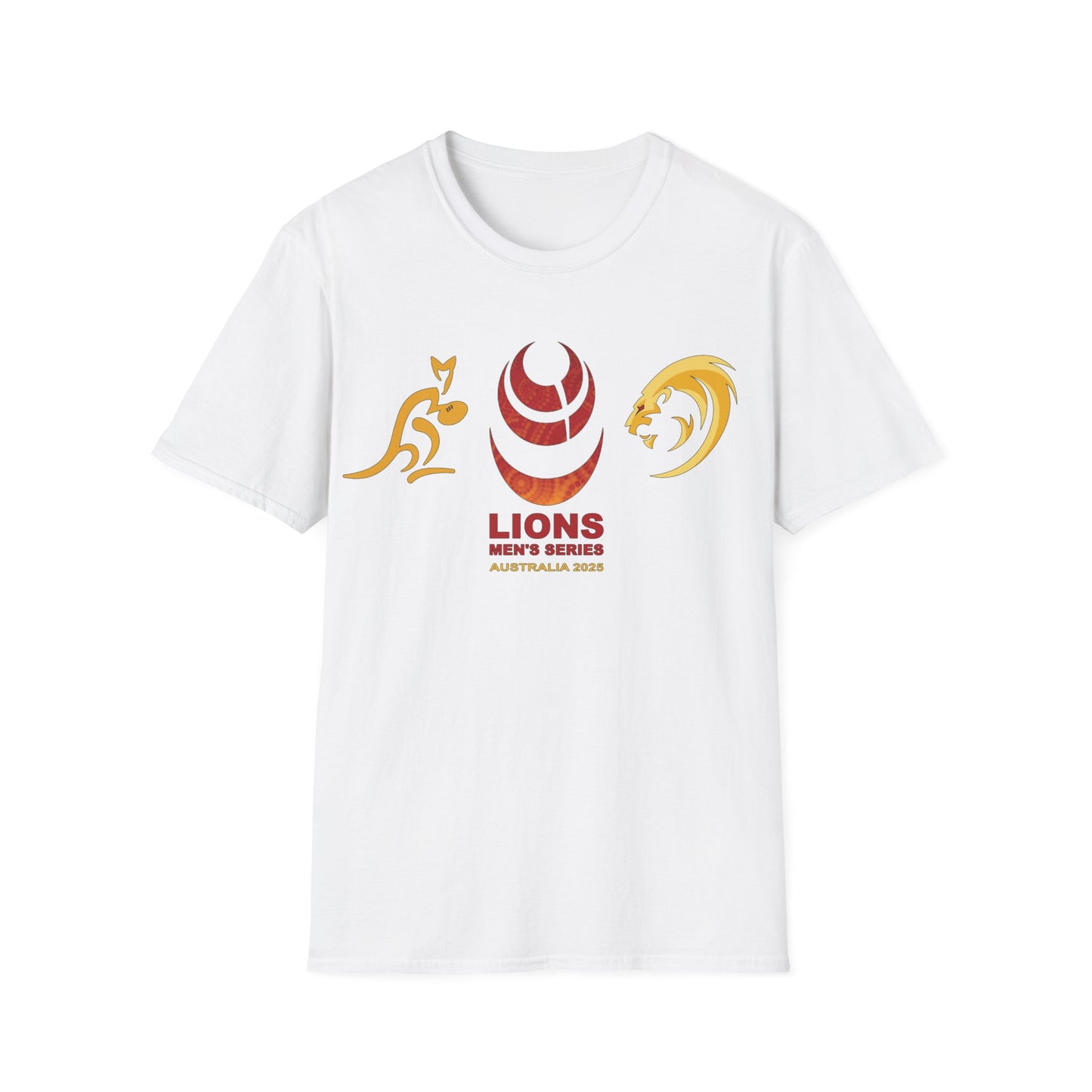 Lion's v Wallabies 2025 Tour Plain Crew Neck T-Shirt (Fully customisable)