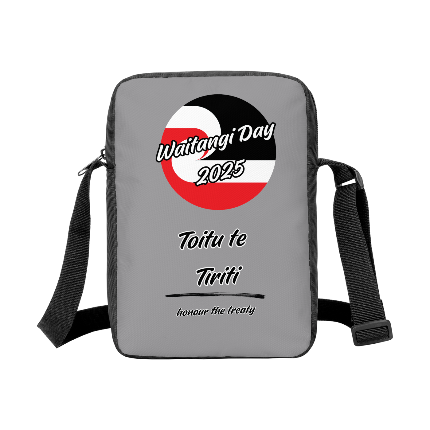 All-Over Print Mini Minimalist Crossbody Bag - Toitu te Tiriti - Waitangi Day 2025