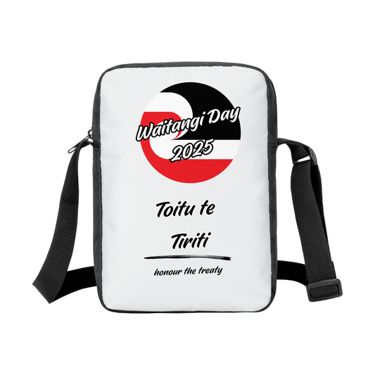 All-Over Print Mini Minimalist Crossbody Bag - Toitu te Tiriti - Waitangi Day 2025
