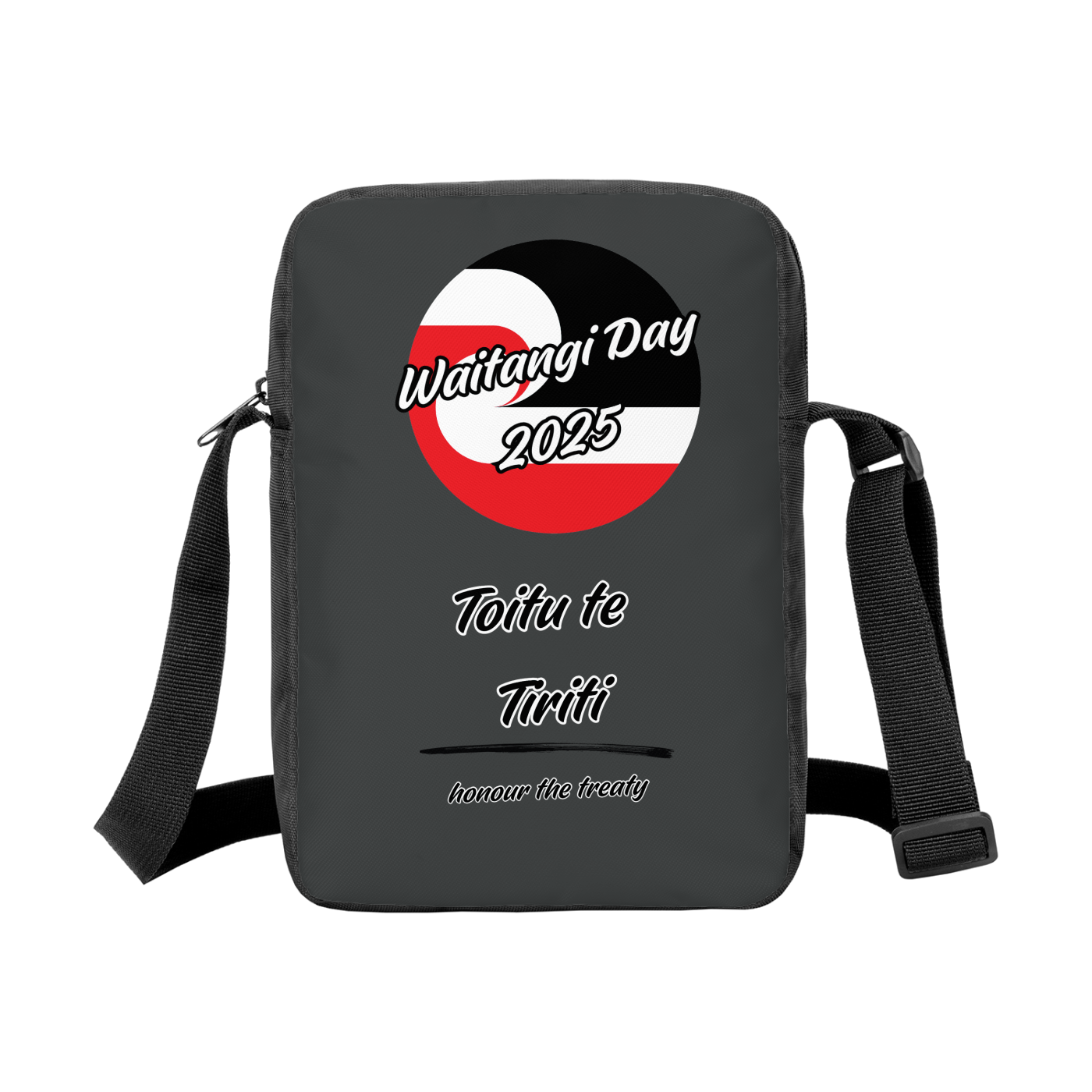 All-Over Print Mini Minimalist Crossbody Bag - Toitu te Tiriti - Waitangi Day 2025