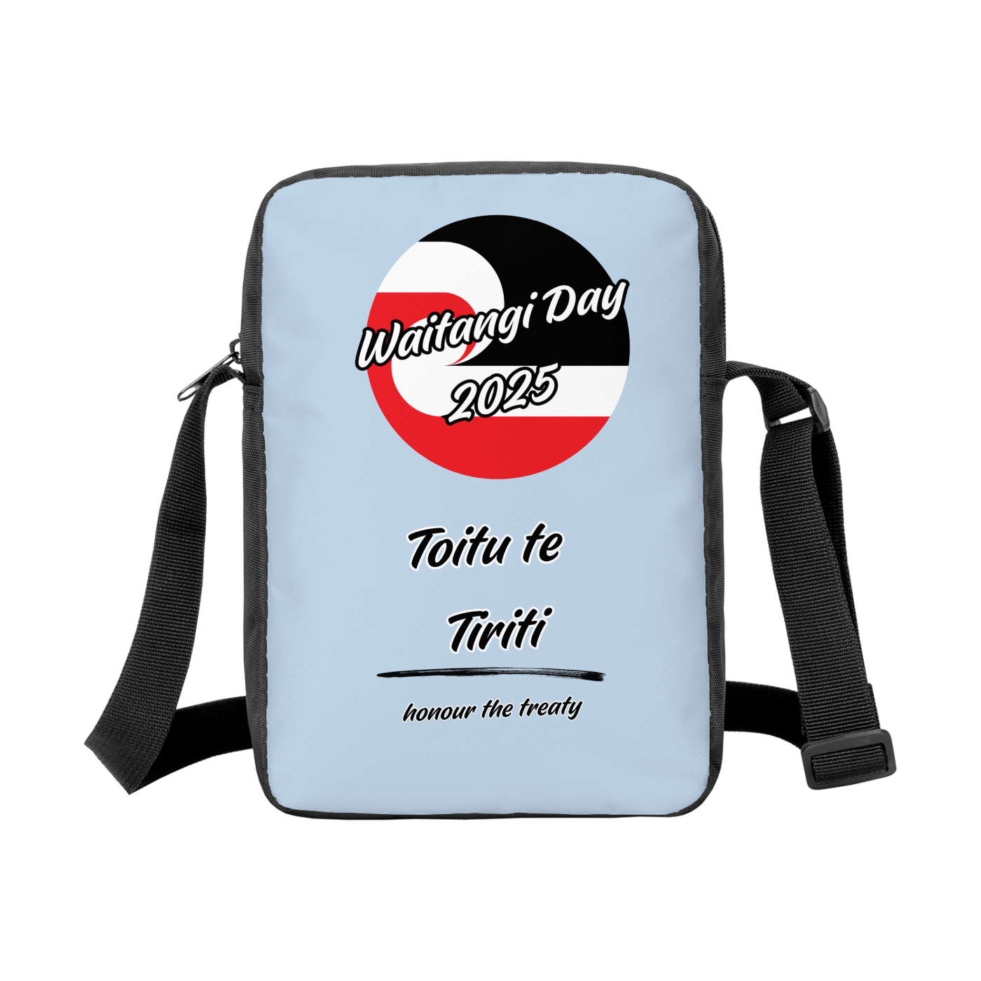 All-Over Print Mini Minimalist Crossbody Bag - Toitu te Tiriti - Waitangi Day 2025