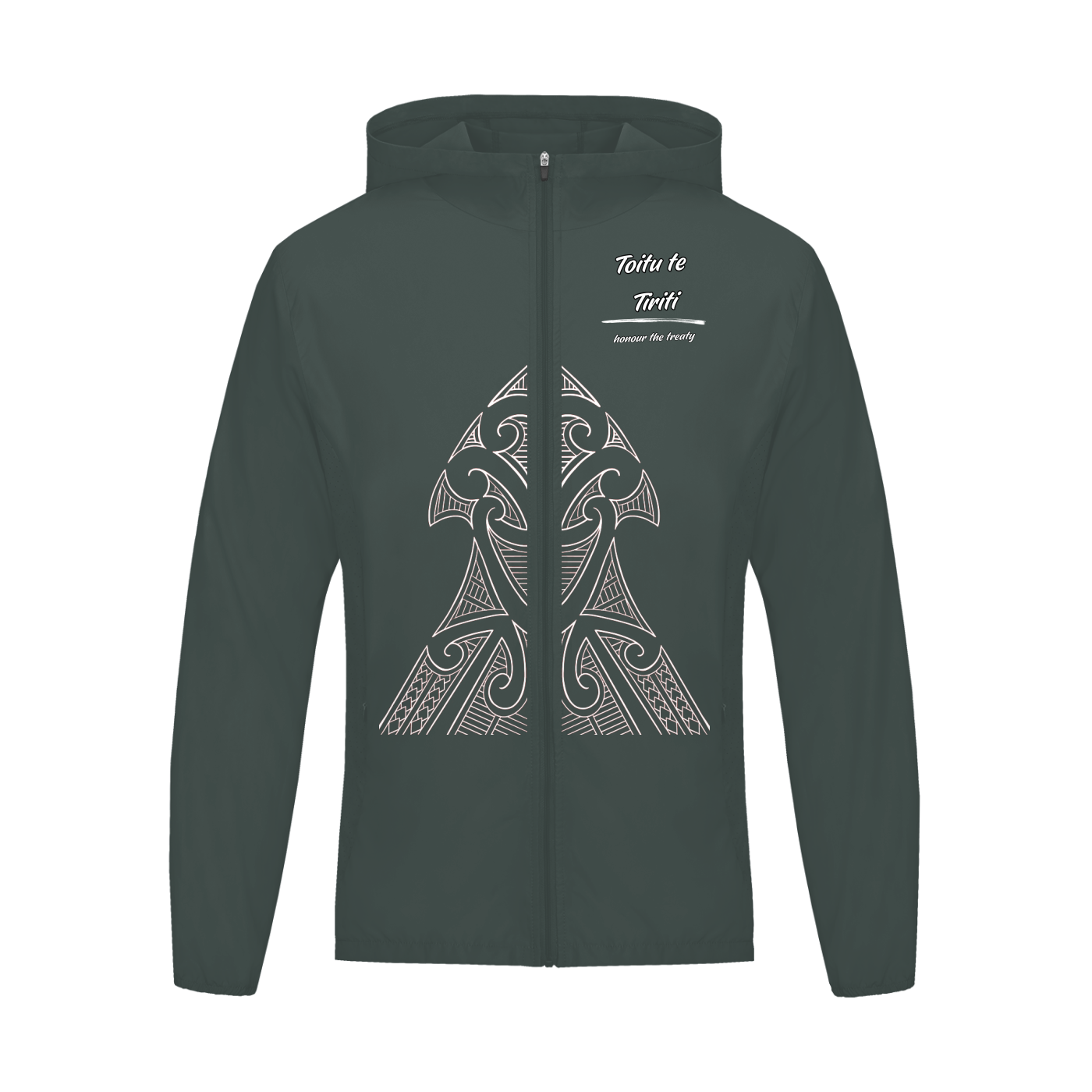 Unisex Softness Sports Jacket - Toitu te Tiriti - Waitangi Day 2025 - Double Sided Print