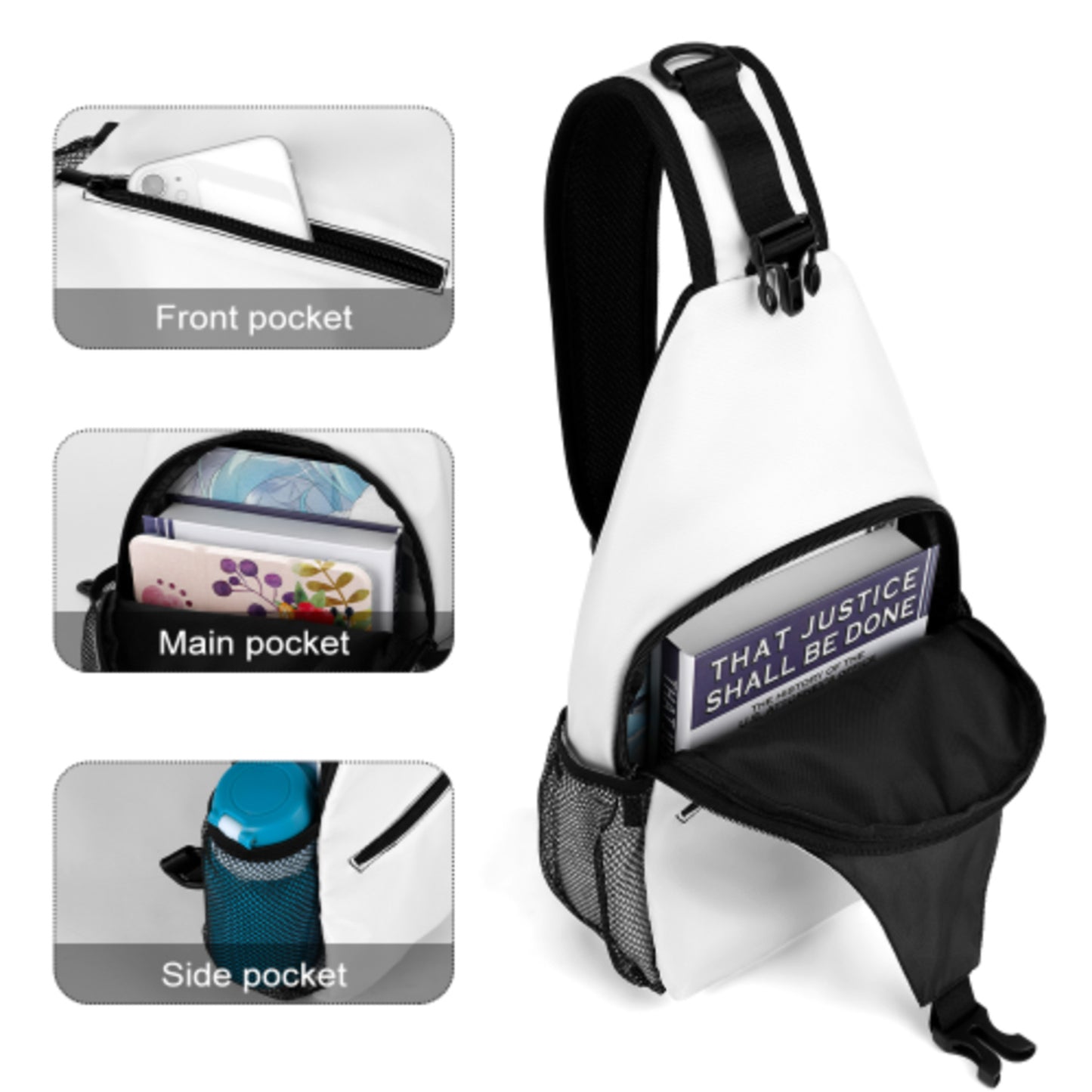 Streetwear All-Over Print Chest Bag - Toitu te Tiriti - Waitangi Day 2025